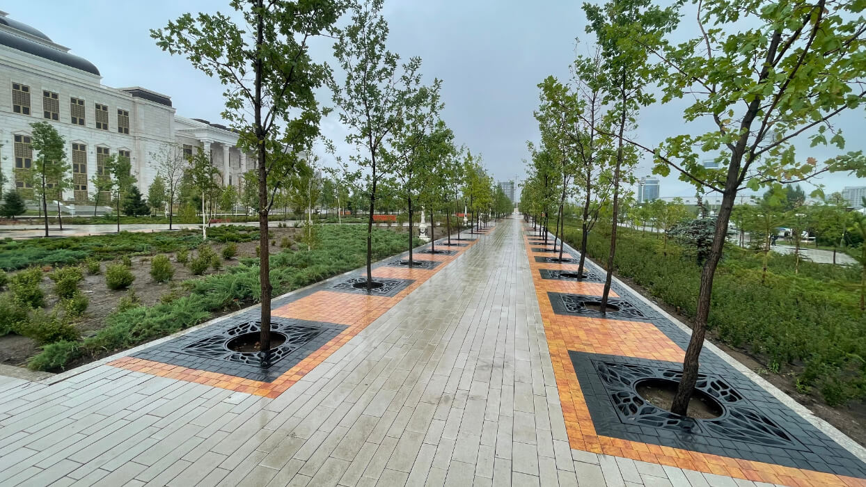 Приствольная решетка для дерева ZKING CRUST 1.2х1.2м Черная в Ялте фото