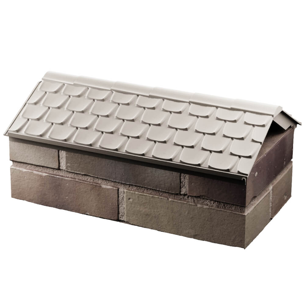 Парапет Zking Эльбрус Бежевый с посадкой на 1 кирпич (255мм) в Ялте фото