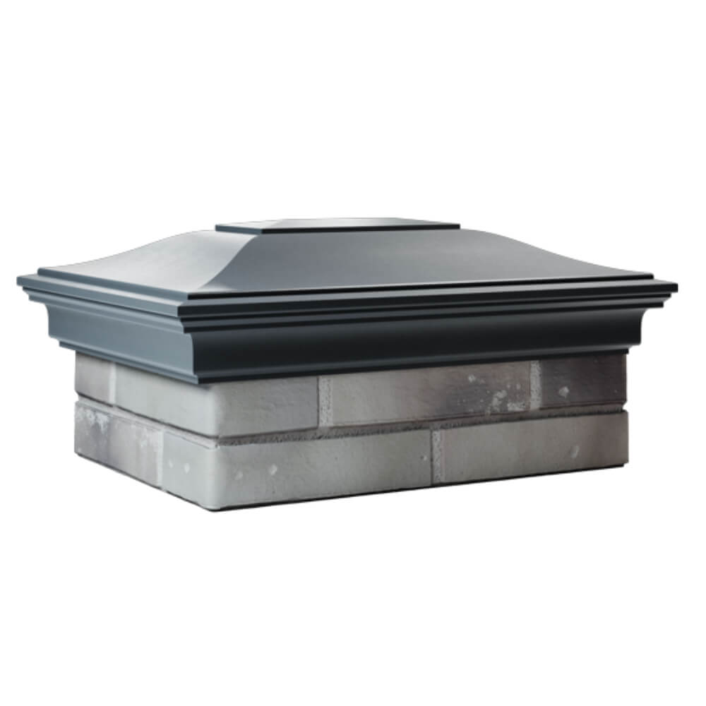 Колпак Zking Монблан Серый на столб 2х1.5 кирпича (515х385мм) в Ялте фото