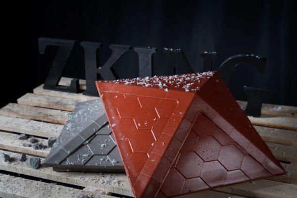 Колпак Zking Эверест Красный на столб 1.5х1.5 кирпича (390х390мм) в Ялте фото