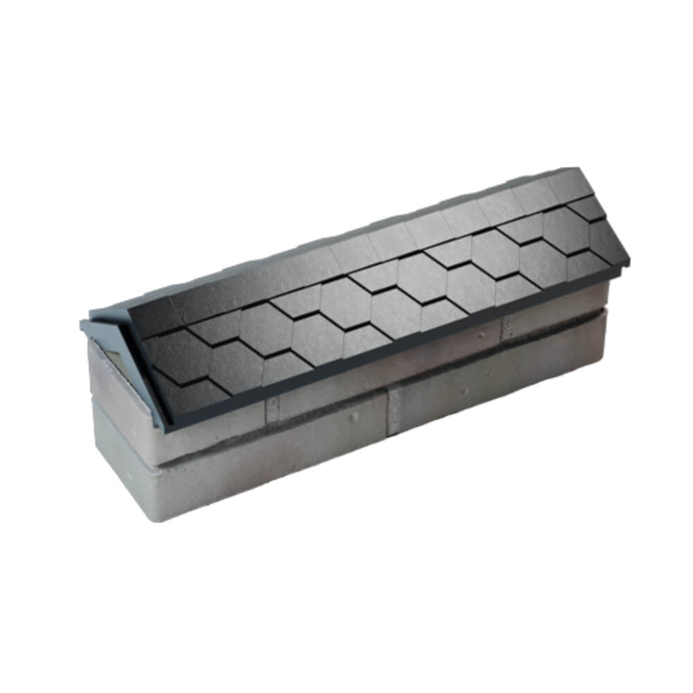 Парапет Zking Эверест Черный с посадкой на 0.5 кирпича (130мм) в Ялте фото