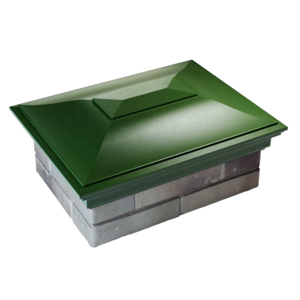 Колпак Zking Монблан Зеленый на столб 2х1.5 кирпича (515х385мм) Ялта фото