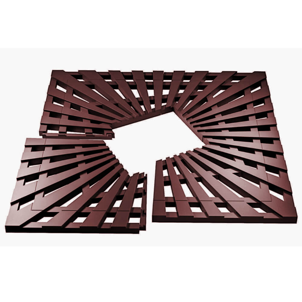 Приствольная решетка для дерева ZKING ATMOSPHERE 1.2х1.2м Коричневая в Ялте фото