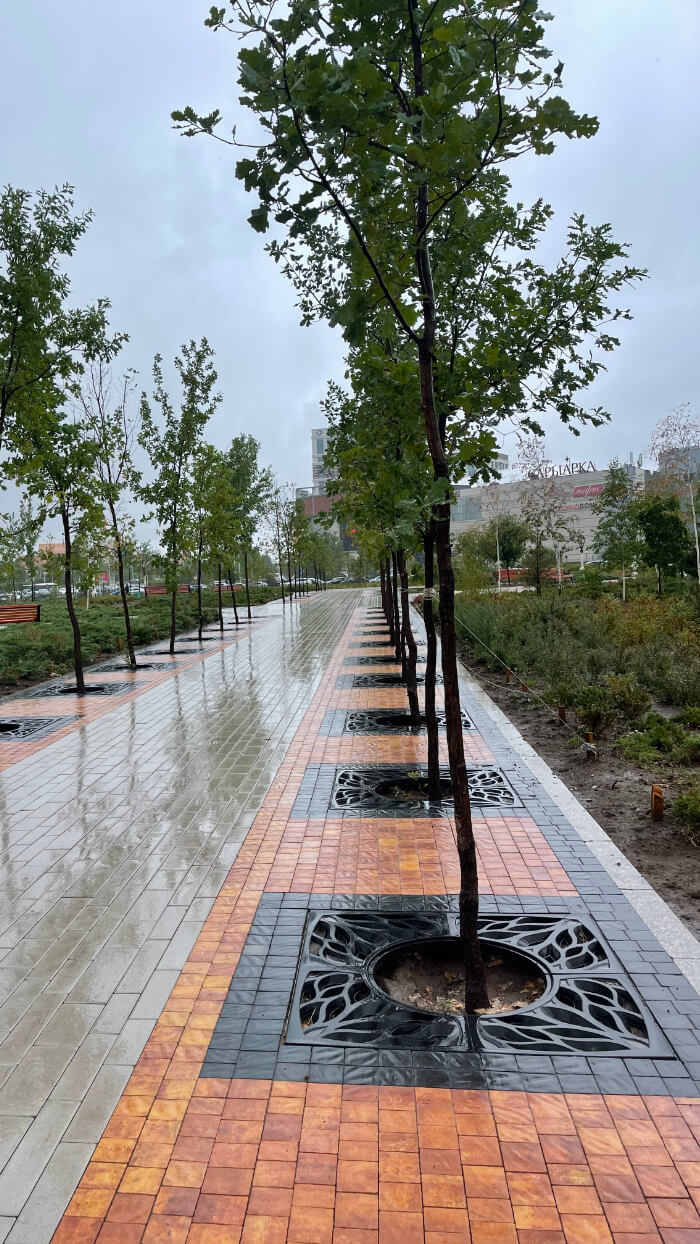 Приствольная решетка для дерева ZKING CRUST 1.2х1.2м Черная в Ялте фото