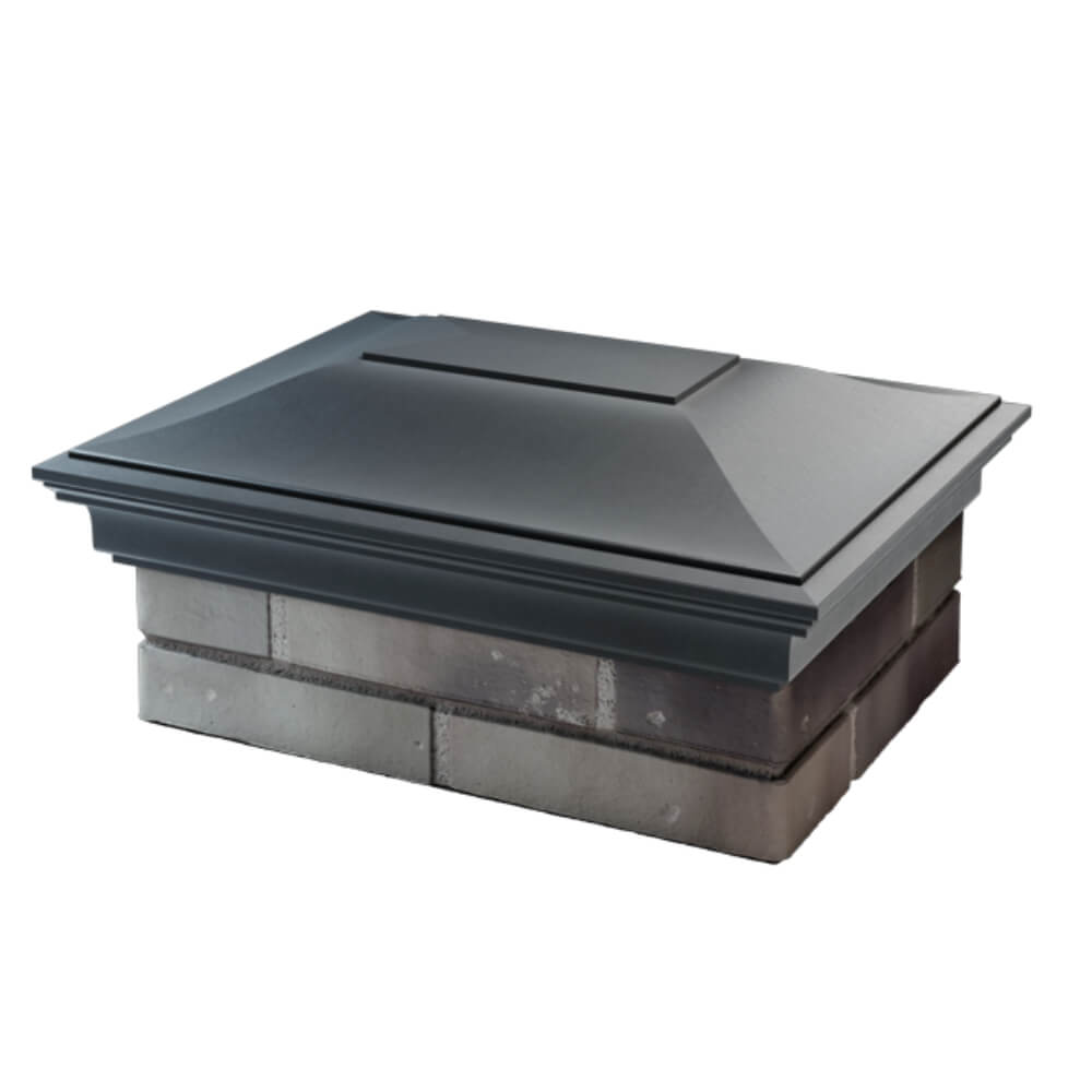 Колпак Zking Монблан Серый на столб 2х1.5 кирпича (515х385мм) в Ялте фото