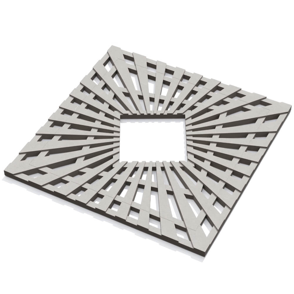 Приствольная решетка для дерева ZKING ATMOSPHERE 1.2х1.2м Бежевая в Ялте фото