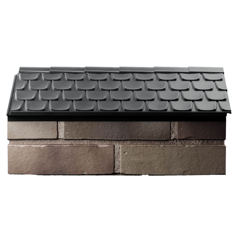 Парапет Zking Эльбрус Серый с посадкой на 1 кирпич (255мм) в Ялте фото