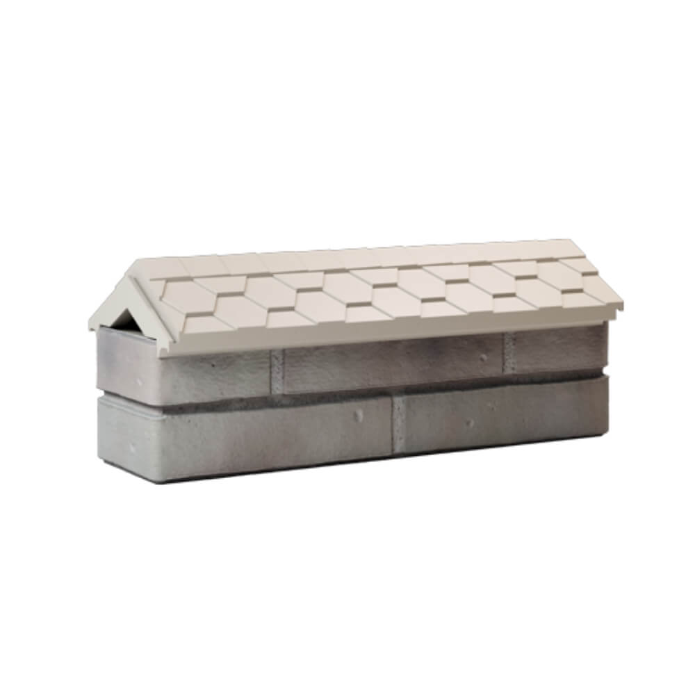 Парапет Zking Эверест Бежевый с посадкой на 0.5 кирпича (130мм) Ялта фото