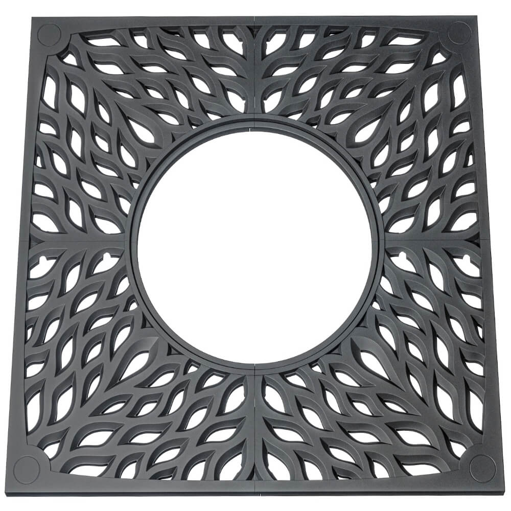 Приствольная решетка для дерева ZKING CRUST 2х2м Черная Ялта фото