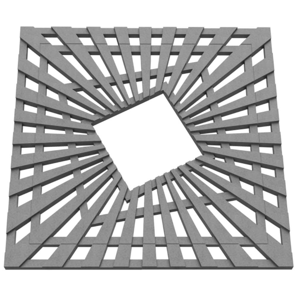 Приствольная решетка для дерева ZKING ATMOSPHERE 1.2х1.2м Серая в Ялте фото