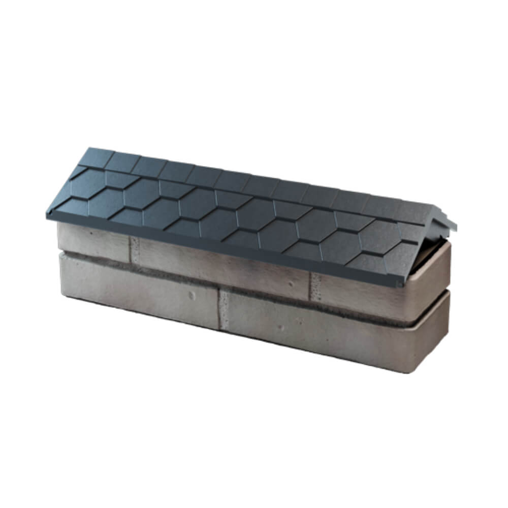 Парапет Zking Эверест Серый с посадкой на 0.5 кирпича (130мм) в Ялте фото