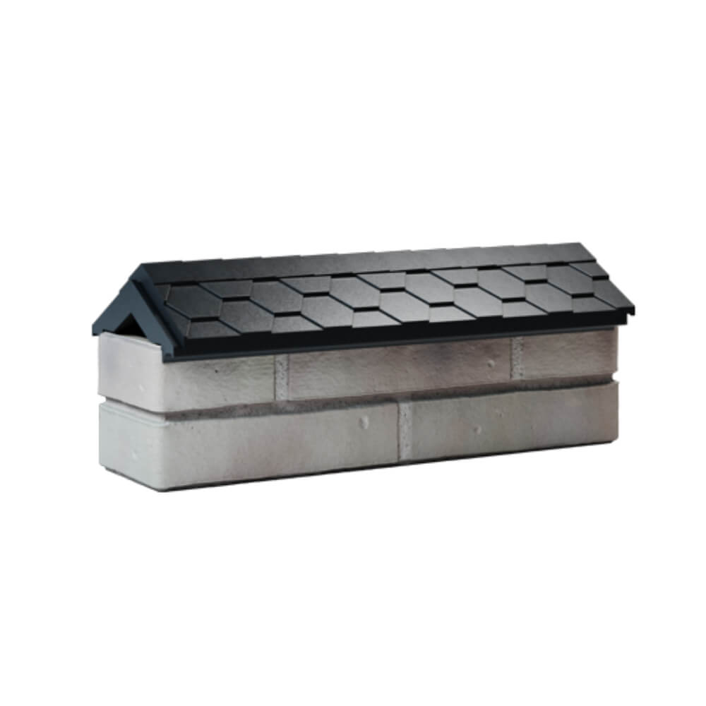 Парапет Zking Эверест Черный с посадкой на 0.5 кирпича (130мм) Ялта фото