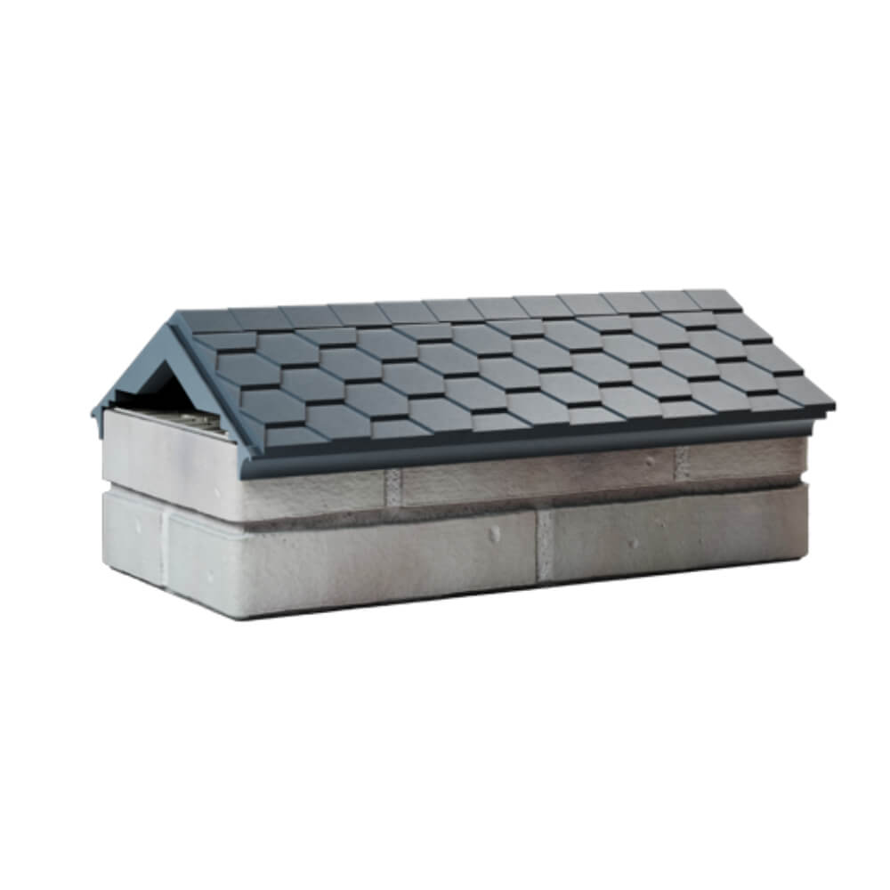 Парапет Zking Эверест Серый с посадкой на 1 кирпич (200/225/255мм) Ялта фото