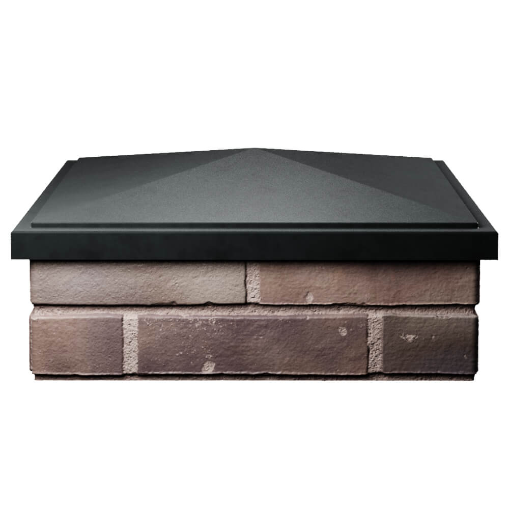 Колпак Zking БонаМоно Черный на столб 2х2 кирпича (515х515, 530х530мм) Ялта фото