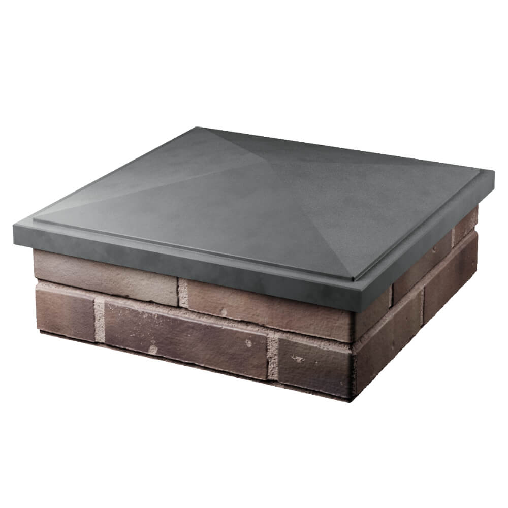 Колпак Zking БонаМоно Серый на столб 2х2 кирпича (515х515, 530х530мм) в Ялте фото