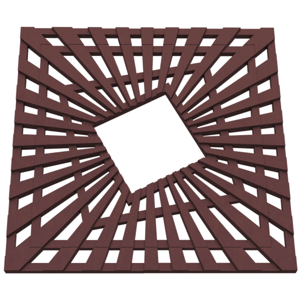 Приствольная решетка для дерева ZKING ATMOSPHERE 1.2х1.2м Коричневая в Ялте фото