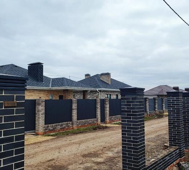 Колпак Zking Бона ХайТек Серый на столб 1.5х1.5 кирпича (385х385мм) в Ялте фото