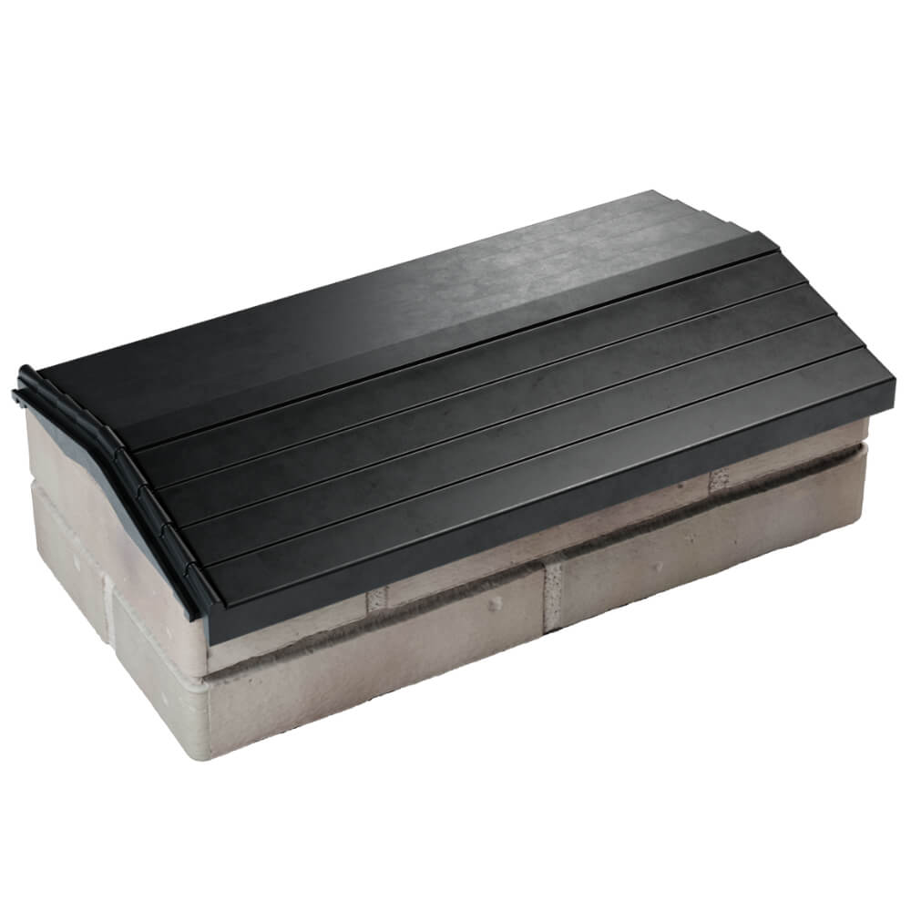 Парапет Zking Бона ХайТек Черный с посадкой на 1 кирпич (200/225/255мм) в Ялте фото