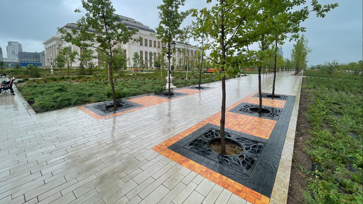 Приствольная решетка для дерева ZKING CRUST 1.2х1.2м Черная в Ялте фото