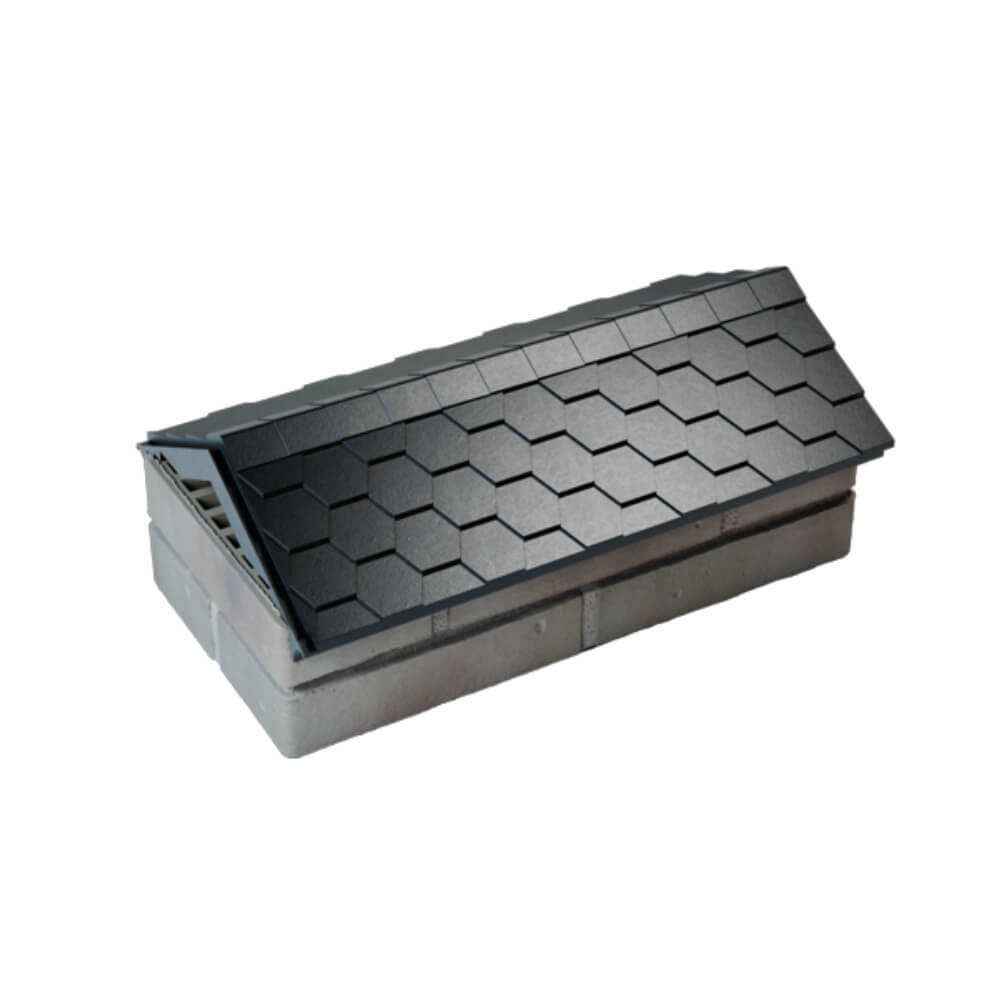 Парапет Zking Эверест Черный с посадкой на 1 кирпич (200/225/255мм) в Ялте фото