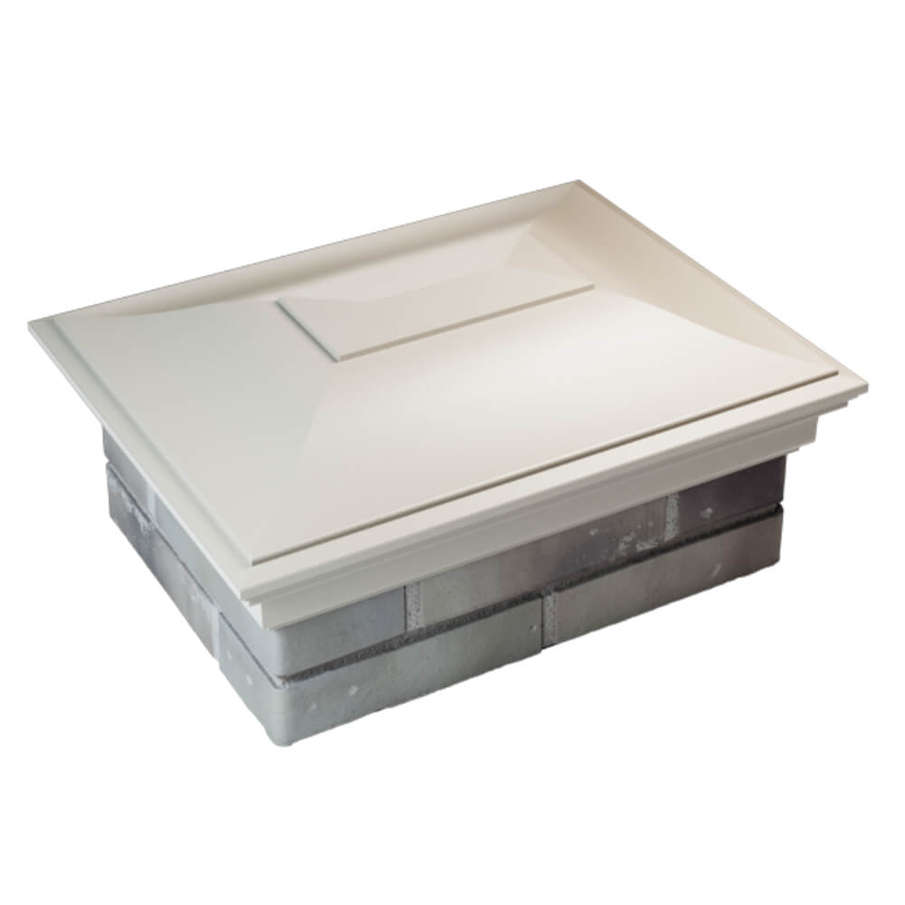 Колпак Zking Монблан Бежевый на столб 2х1.5 кирпича (515х385мм) Ялта фото