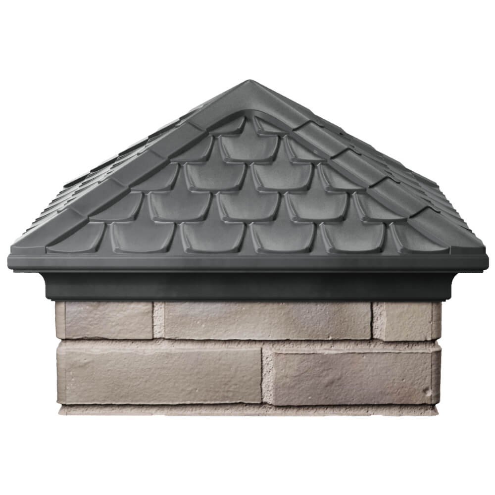 Колпак Zking Эльбрус Серый на столб 1.5х1.5 кирпича (385х385мм) Ялта фото