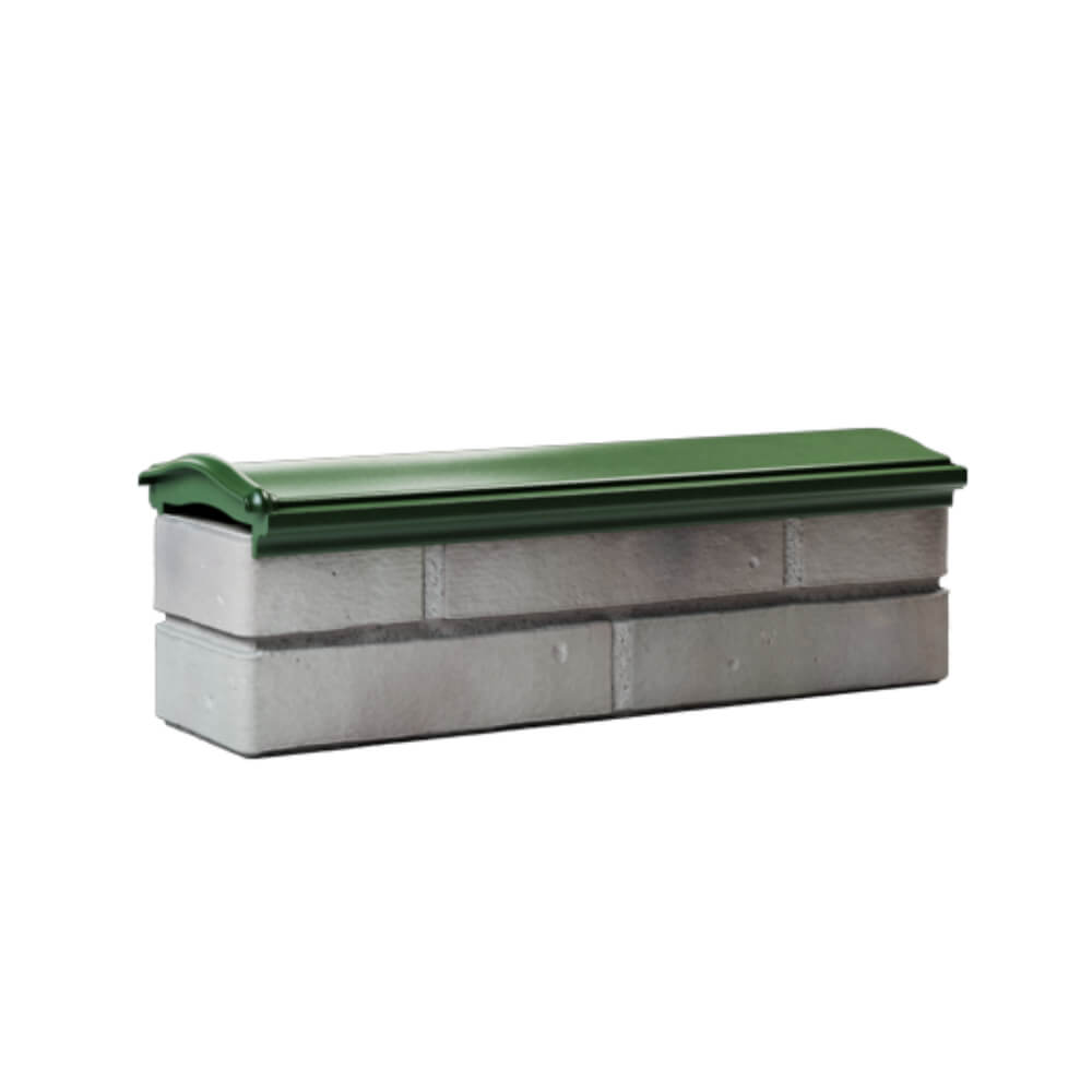 Парапет Zking Монблан Зеленый посадка на 0.5 кирпича (130мм) Ялта фото