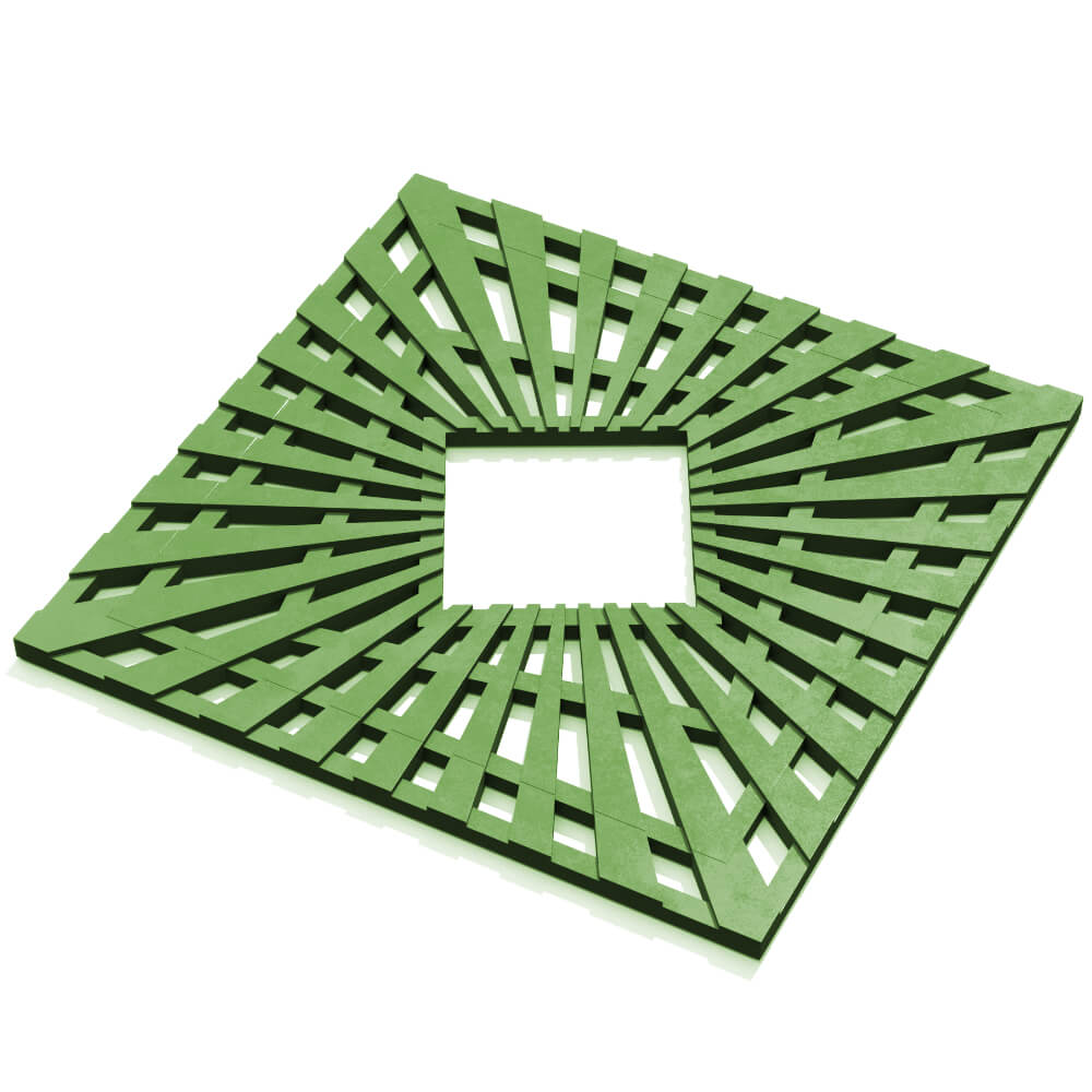 Приствольная решетка для дерева ZKING ATMOSPHERE 1.2х1.2м Зеленая в Ялте фото