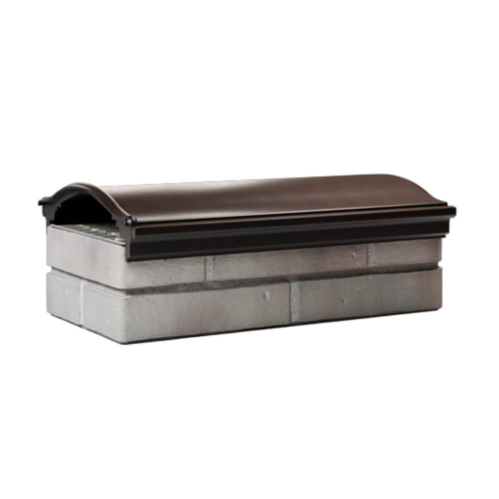 Парапет Zking Монблан Коричневый посадка на 1 кирпич (200/225/255мм) Ялта фото