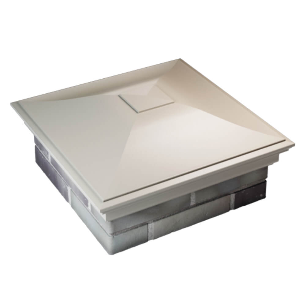 Колпак Zking Монблан Бежевый на столб 2х2 кирпича (515х515мм) Ялта фото