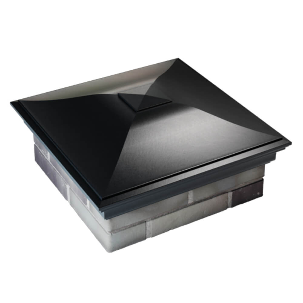 Колпак Zking Монблан Черный на столб 2х2 кирпича (515х515мм) Ялта фото