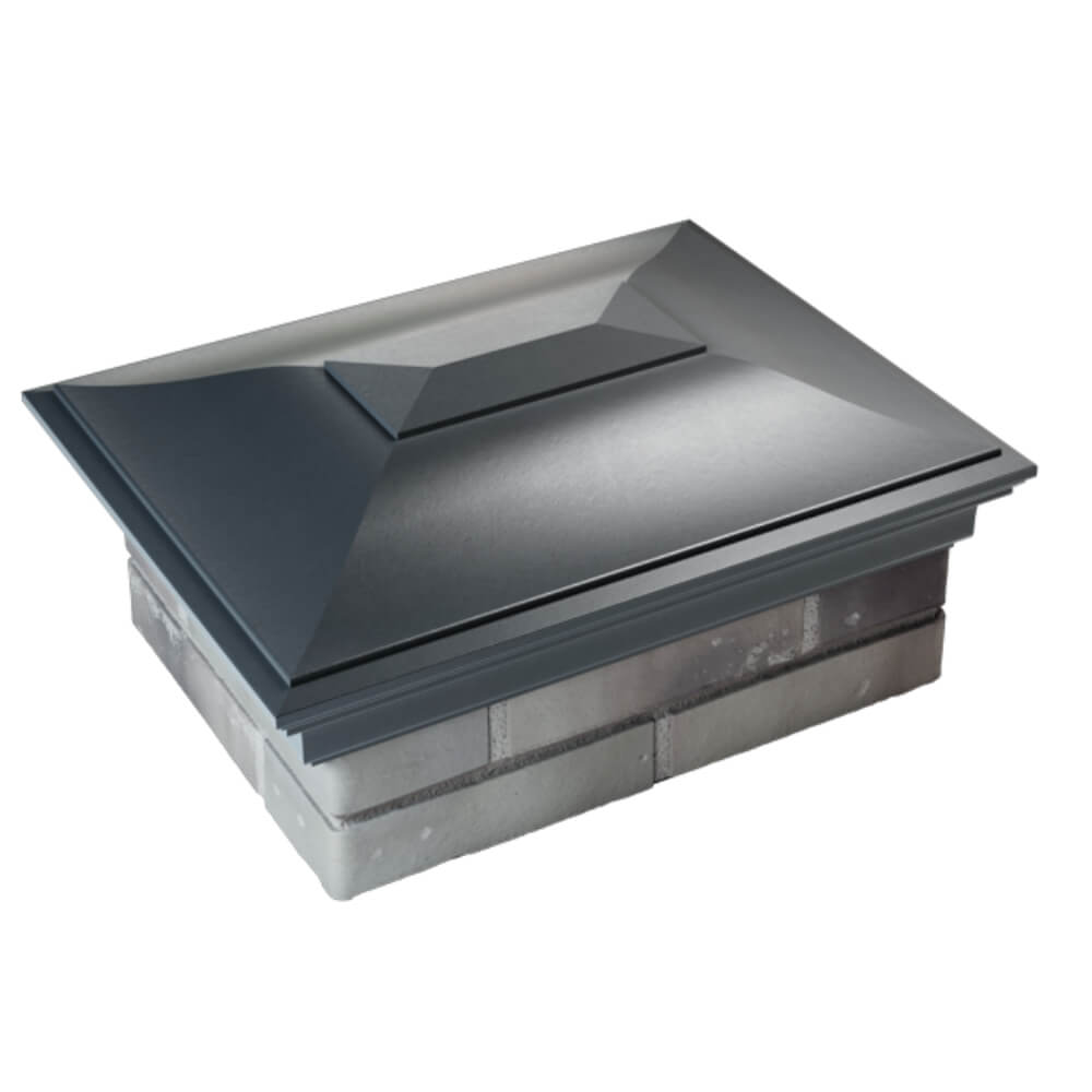 Колпак Zking Монблан Серый на столб 2х1.5 кирпича (515х385мм) Ялта фото