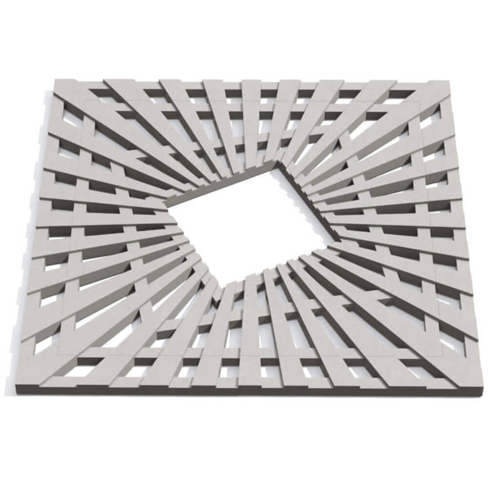 Приствольная решетка для дерева ZKING ATMOSPHERE 1.2х1.2м Бежевая Ялта фото