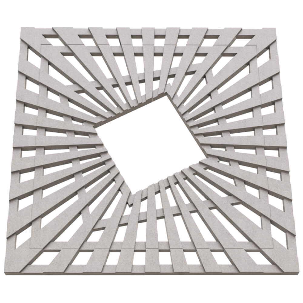 Приствольная решетка для дерева ZKING ATMOSPHERE 1.2х1.2м Бежевая в Ялте фото