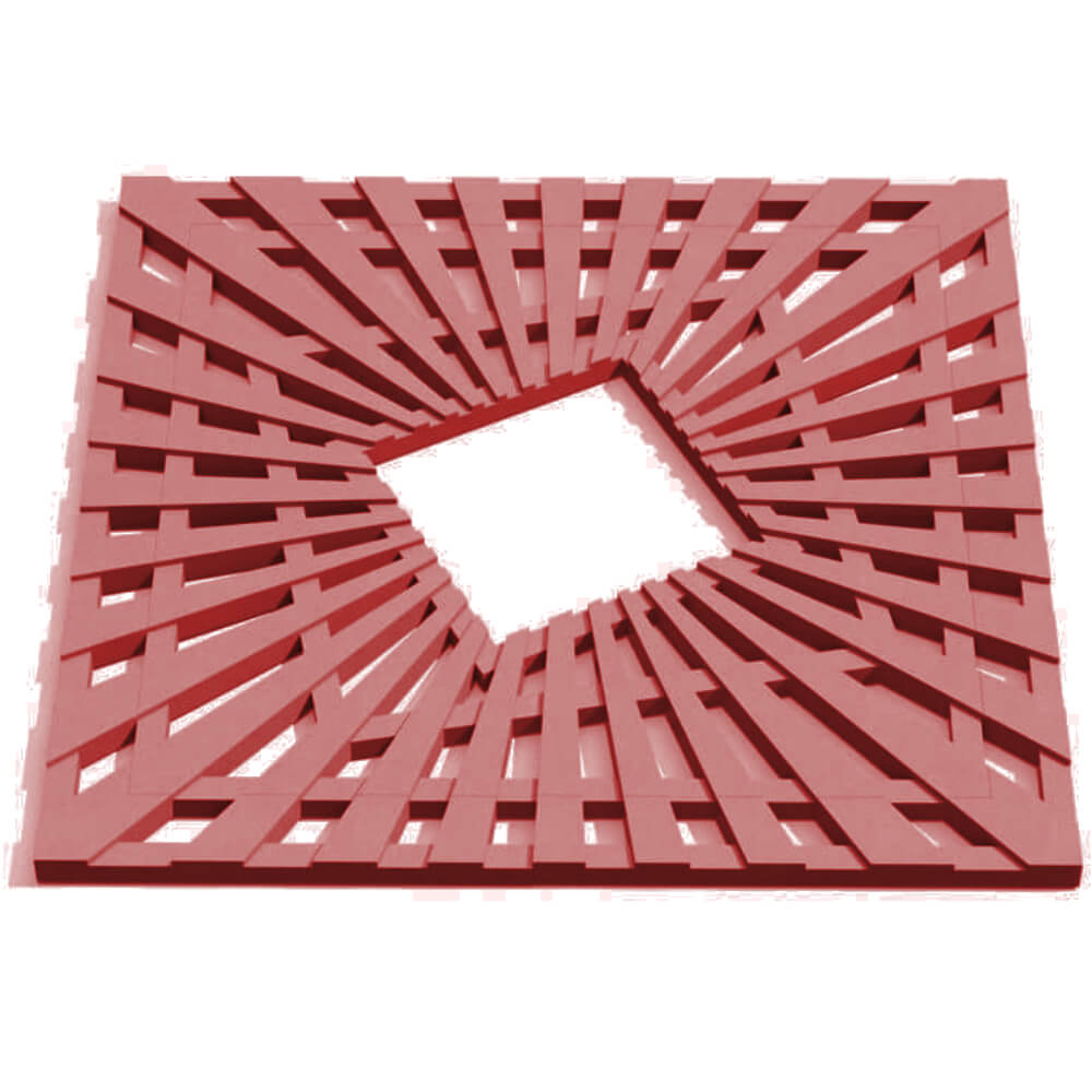 Приствольная решетка для дерева ZKING ATMOSPHERE 1.2х1.2м Красная Ялта фото