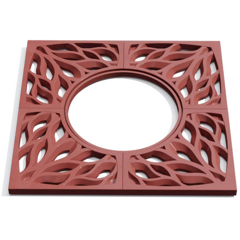 Приствольная решетка для дерева ZKING CRUST 1.2х1.2м Красная Ялта фото