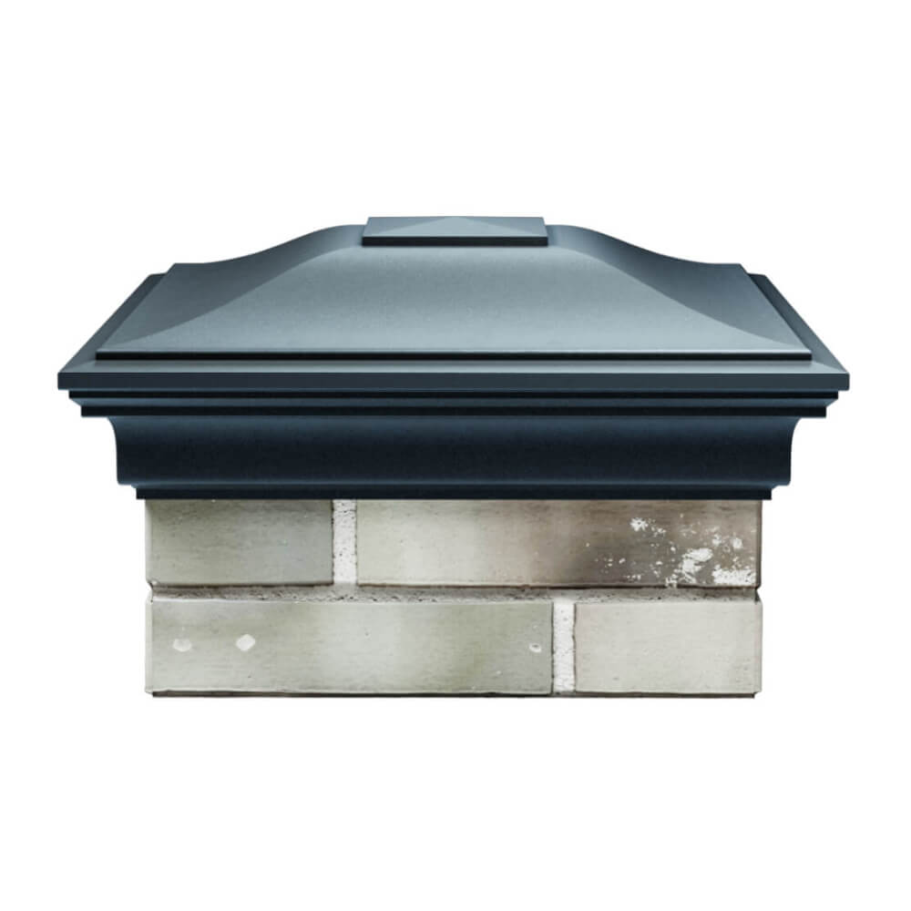 Колпак Zking Монблан Серый на столб 1.5х1.5 еврокирпича 0.7НФ (355х355мм) Ялта фото