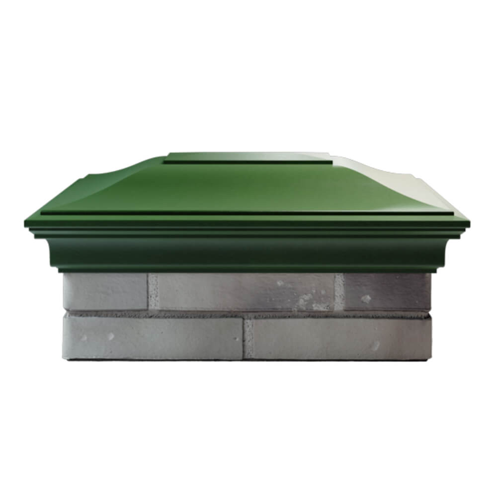 Колпак Zking Монблан Зеленый на столб 2х1.5 кирпича (515х385мм) в Ялте фото