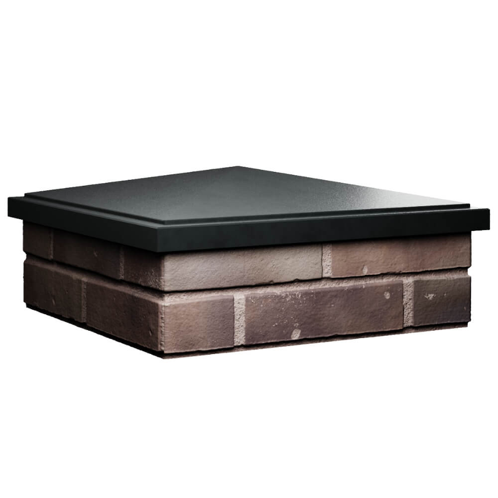 Колпак Zking БонаМоно Черный на столб 2х2 кирпича (515х515, 530х530мм) в Ялте фото