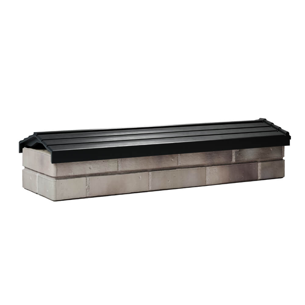 Парапет Zking Бона ХайТек Черный посадка на 0.5 кирпича (130мм) Ялта фото