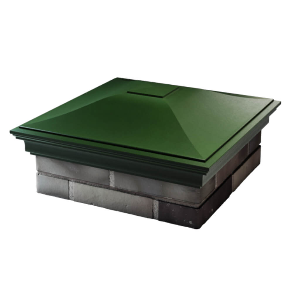 Колпак Zking Монблан Зеленый на столб 2х2 кирпича (515х515мм) в Ялте фото