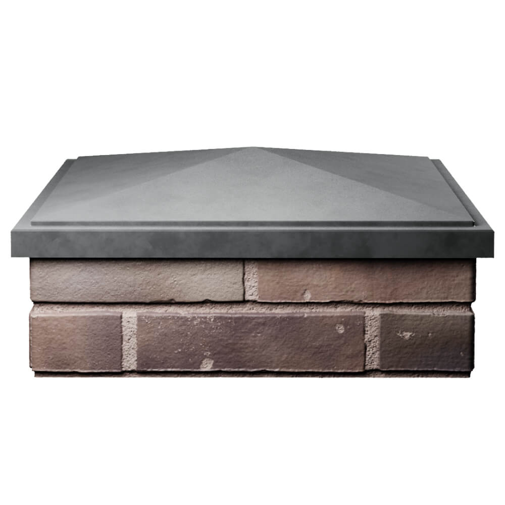 Колпак Zking БонаМоно Серый на столб 2х2 кирпича (515х515, 530х530мм) Ялта фото