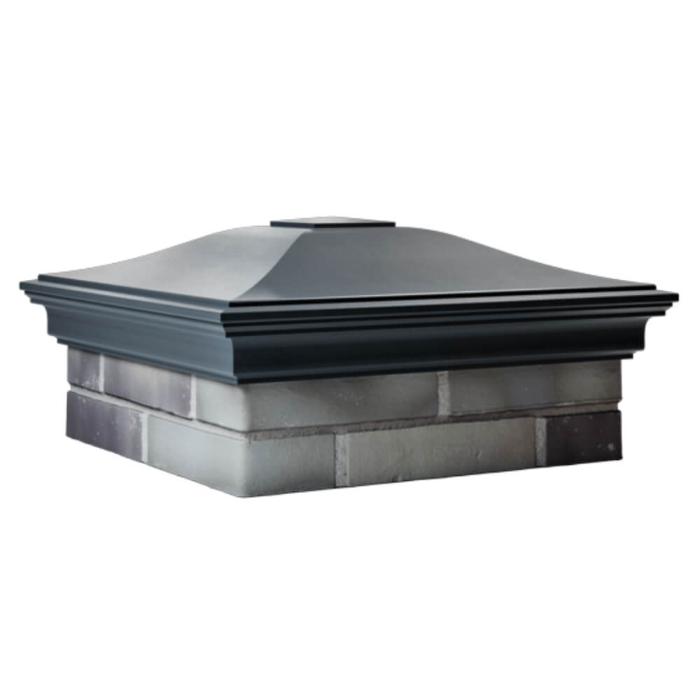 Колпак Zking Монблан Серый на столб 2х2 кирпича (515х515мм) в Ялте фото