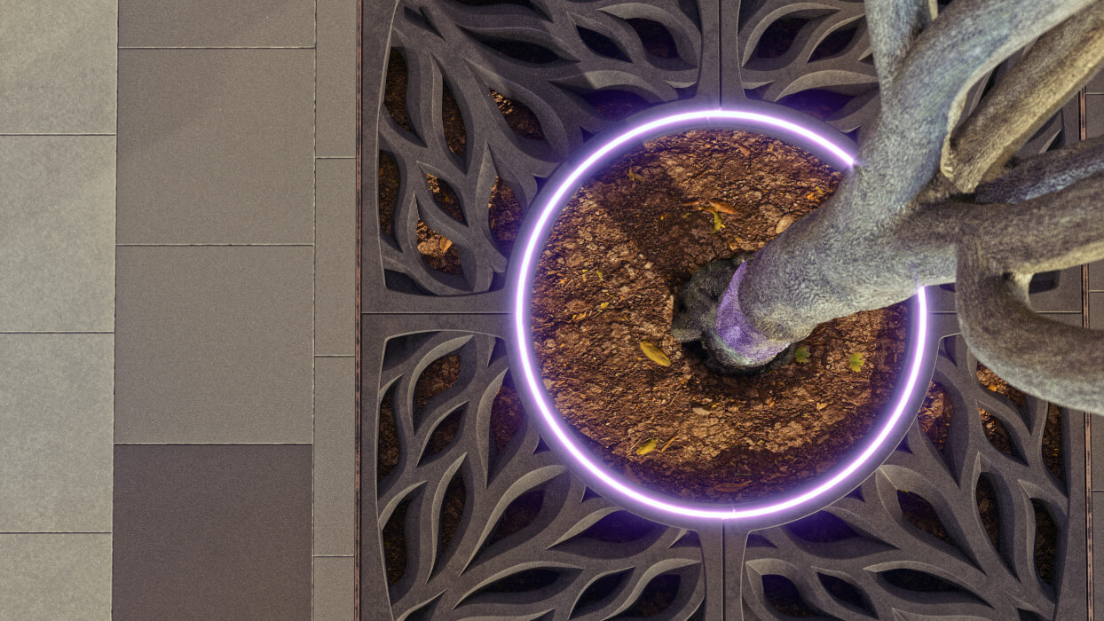 Приствольная решетка для дерева ZKING CRUST 1.2х1.2м Черная в Ялте фото