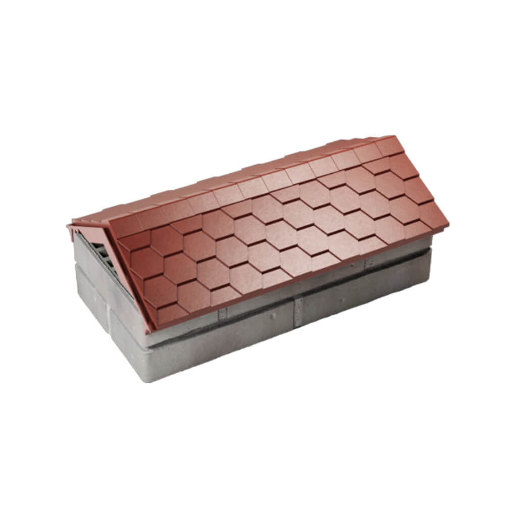 Парапет Zking Эверест Красный с посадкой на 1 кирпич (200/225/255мм) в Ялте фото