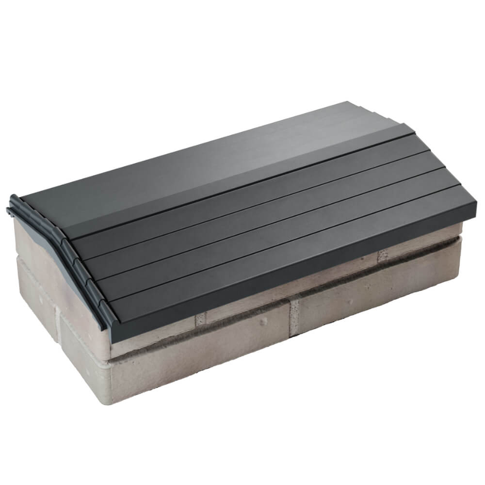 Парапет Zking Бона ХайТек Серый с посадкой на 1 кирпич (200/225/255мм) в Ялте фото