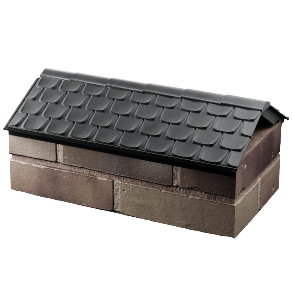 Парапет Zking Эльбрус Серый с посадкой на 1 кирпич (255мм) в Ялте фото