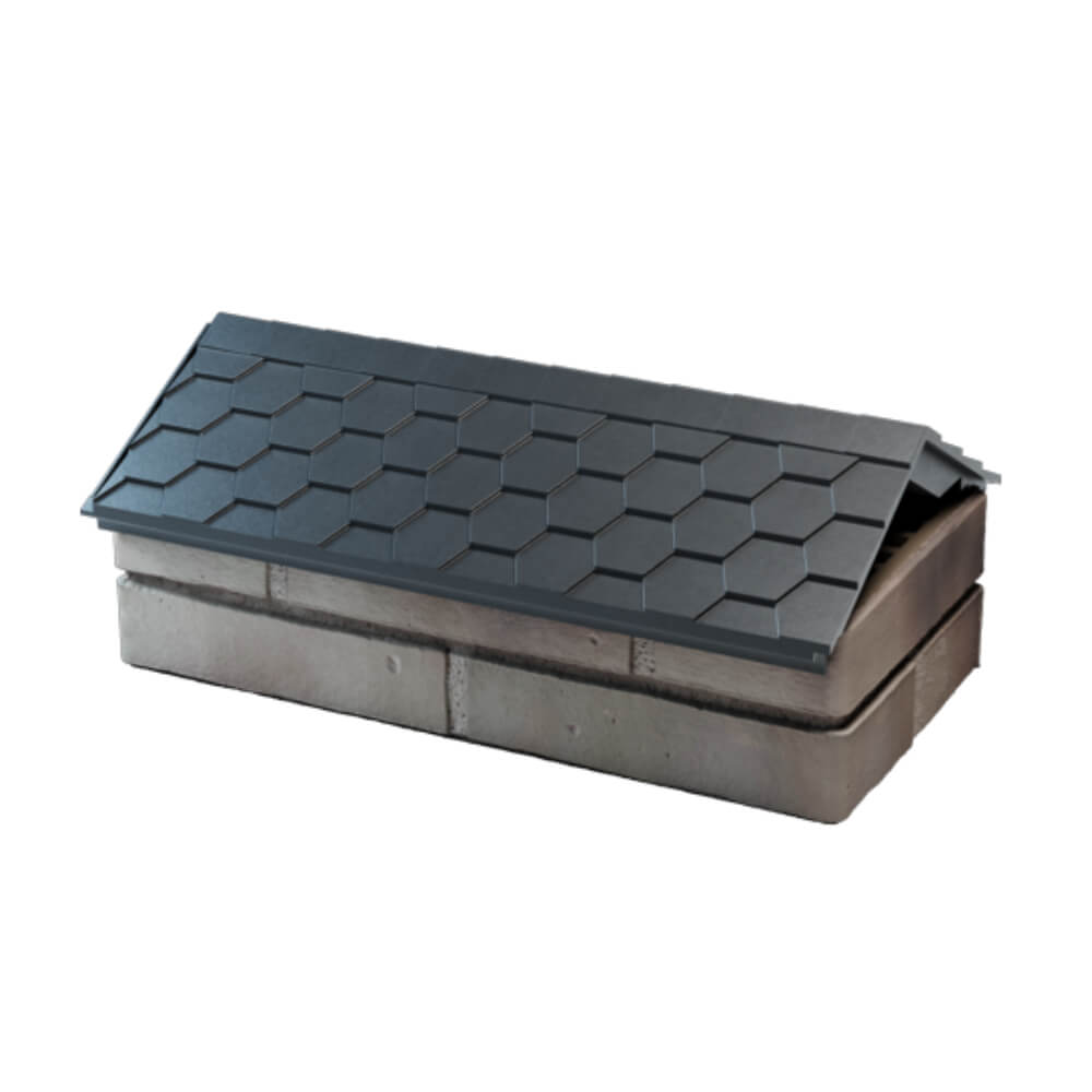 Парапет Zking Эверест Серый с посадкой на 1 кирпич (200/225/255мм) в Ялте фото