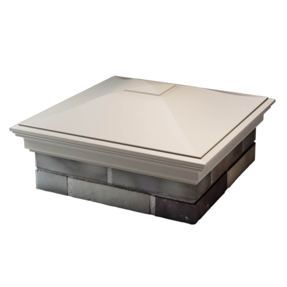 Колпак Zking Монблан Бежевый на столб 2х2 кирпича (515х515мм) в Ялте фото