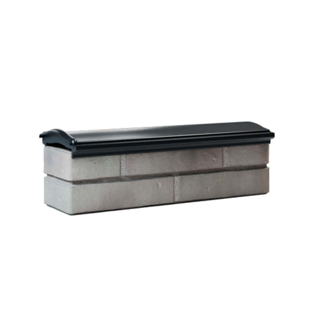 Парапет Zking Монблан Черный посадка на 0.5 кирпича (130мм) Ялта фото